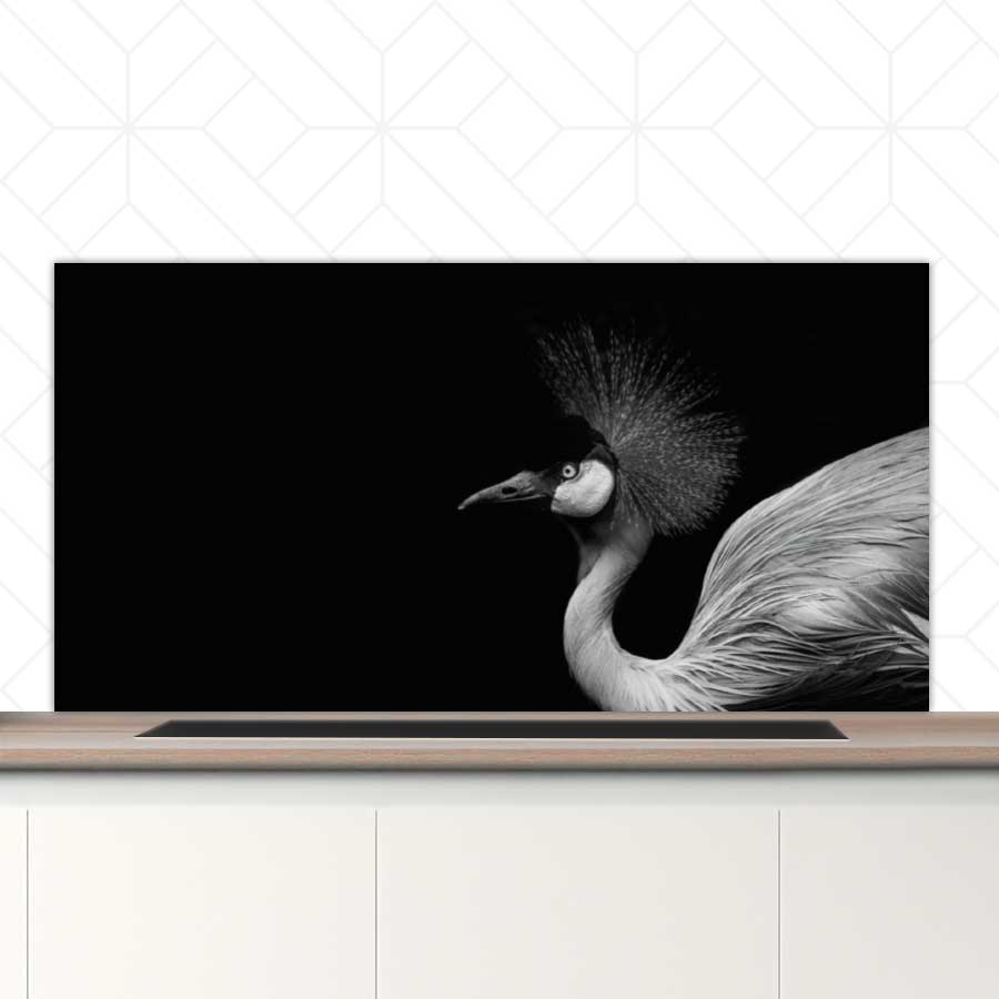 Spatscherm - Kraanvogel