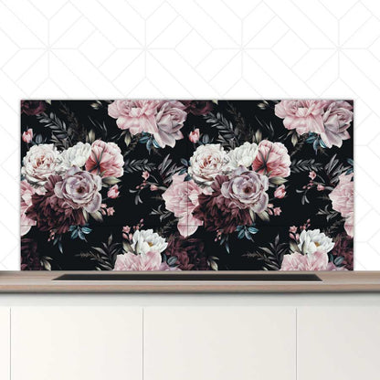 Spatscherm - Floral roze