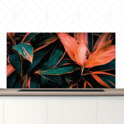 Spatscherm - Tropische bloem