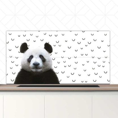 Spatscherm - Funny panda fugler