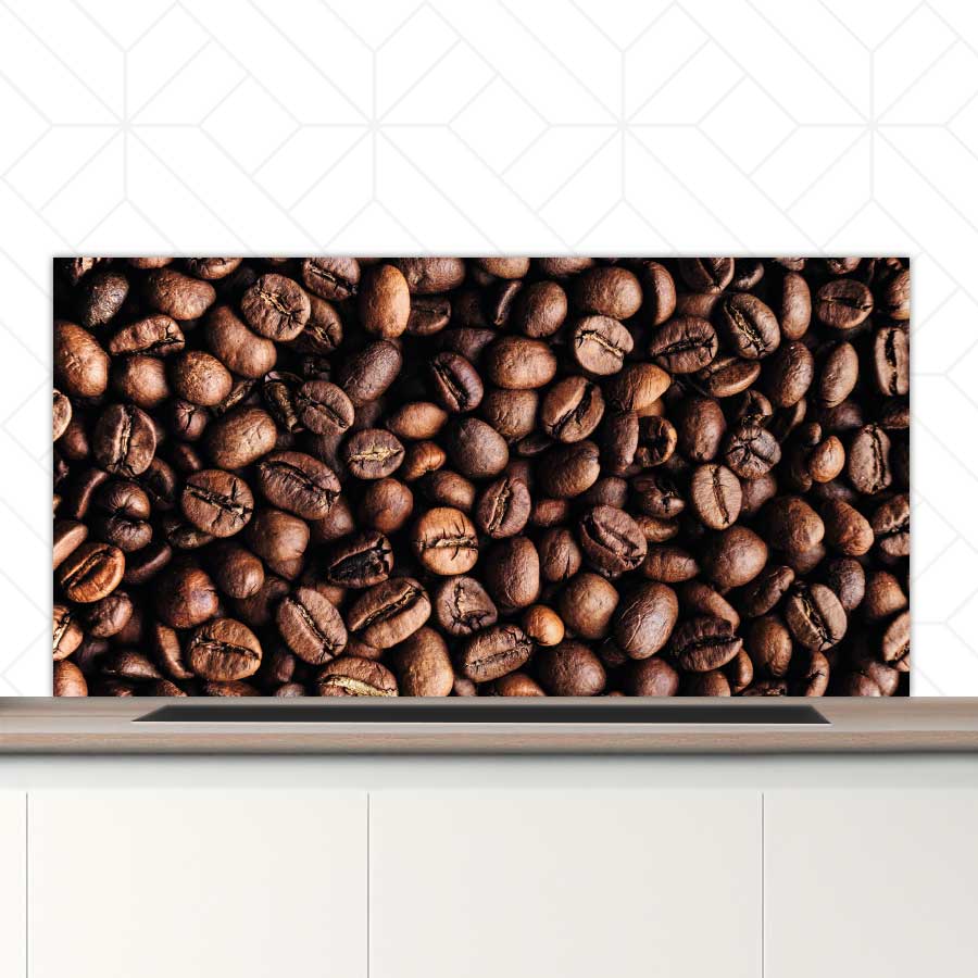 Spatscherm - Koffiebonen