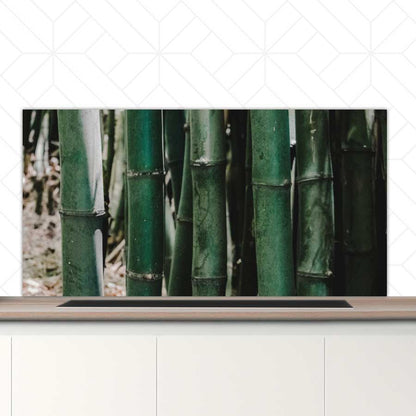 Spatscherm - Groene Bamboe