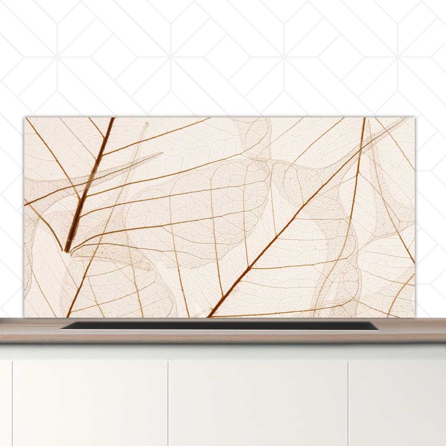 Spatscherm - Close-up van bladeren