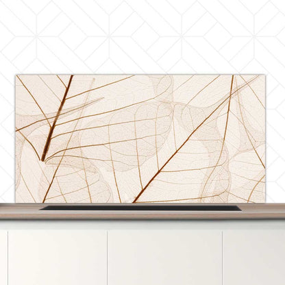 Spatscherm - Close-up van bladeren