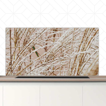 Spatscherm - Droge rietstengels