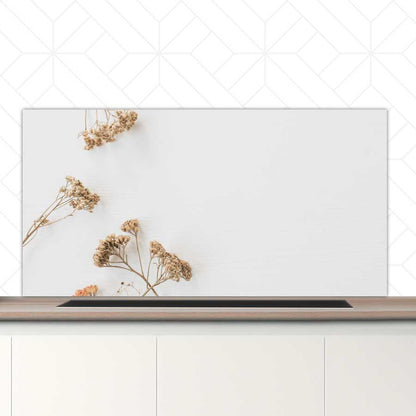 Spatscherm - Droogbloemen