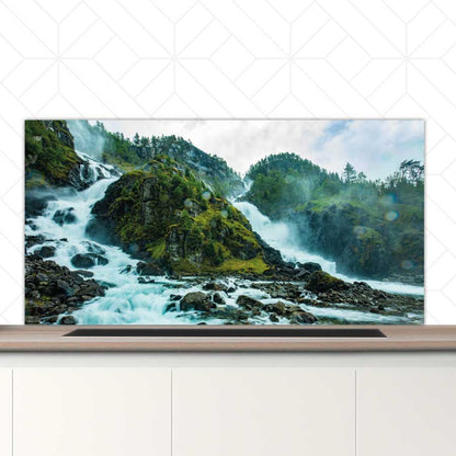 Spatscherm - Noordse waterval