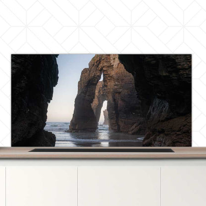 Spatscherm - Natuurlijke bogen