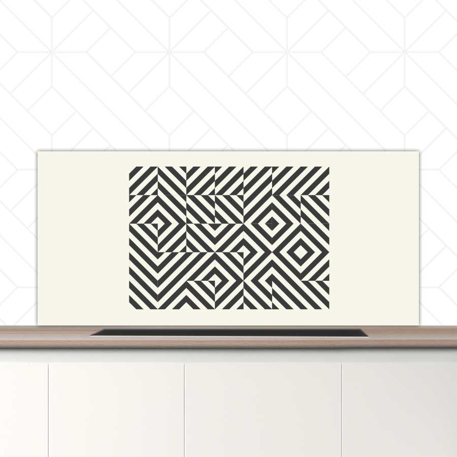 Spatscherm - Bauhaus vierkanten