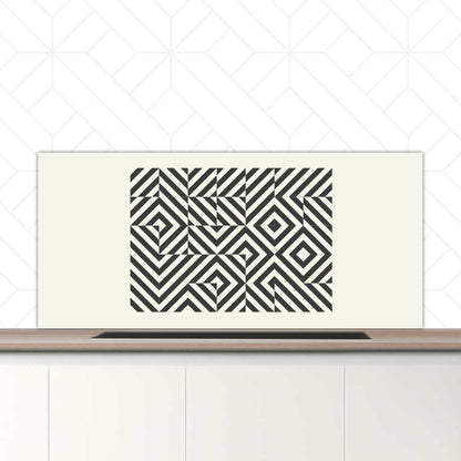 Spatscherm - Bauhaus vierkanten