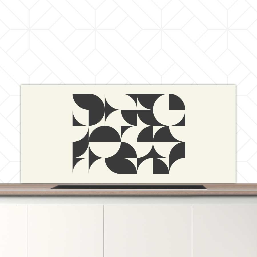 Spatscherm - Bauhaus cirkels