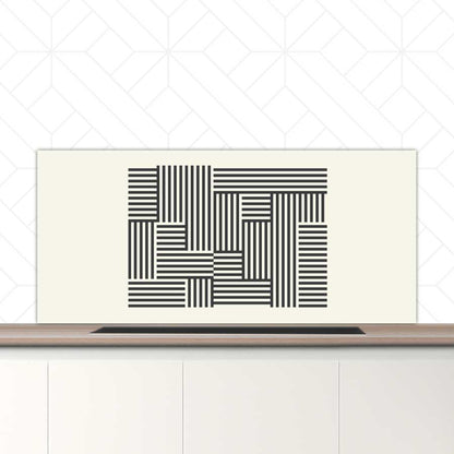 Spatscherm - Bauhaus lijnen