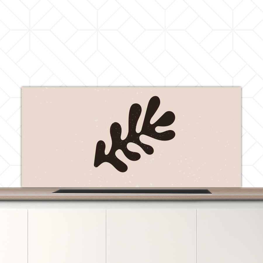 Spatscherm - Artistiek blad