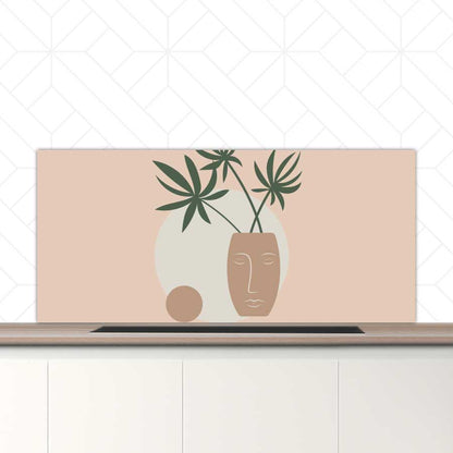 Spatscherm - Plant in vaas