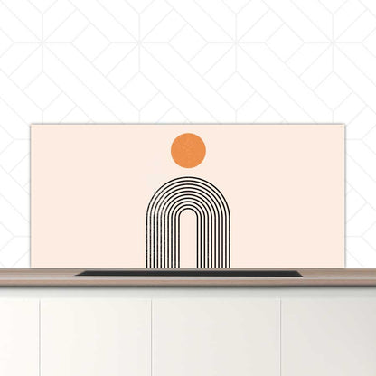 Spatscherm - Boho Regenboog