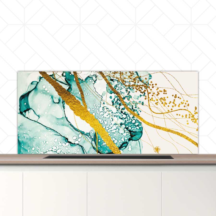 Spatscherm - Abstracte lucht