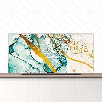 Spatscherm - Abstracte lucht