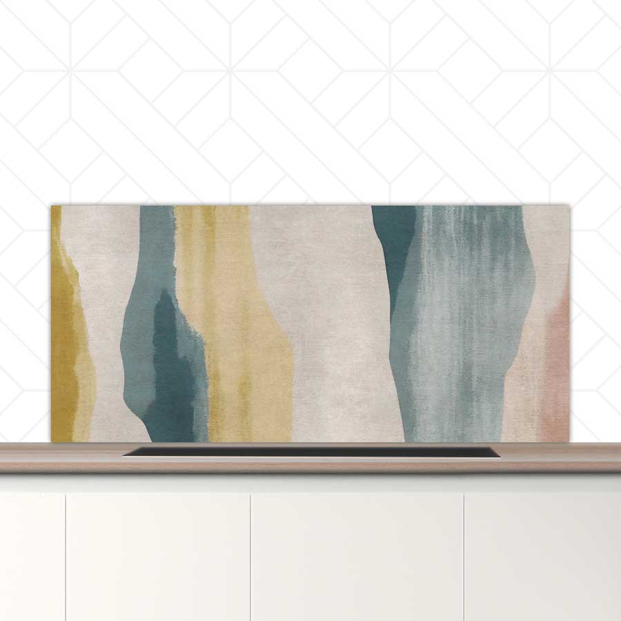 Spatscherm - Abstracte wolken