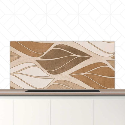 Spatscherm - Golvende bladeren