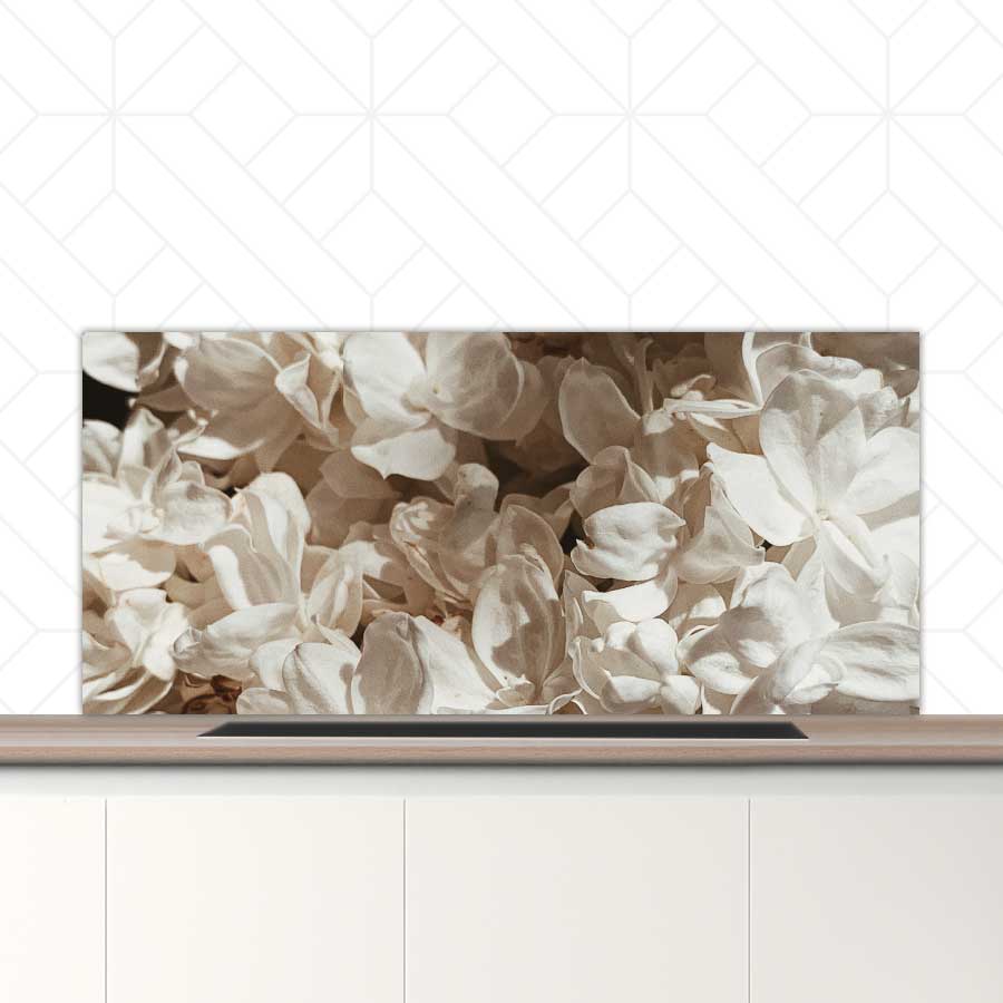 Spatscherm - Witte lila