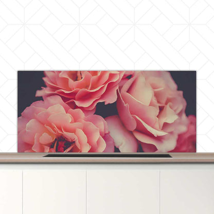 Spatscherm - Rozen close-up