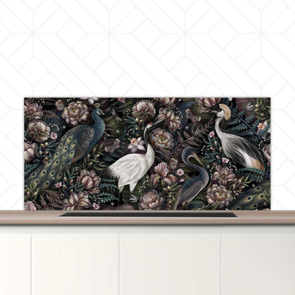 Spatscherm - Tropische vogels