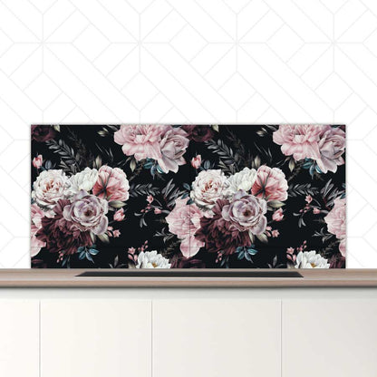 Spatscherm - Floral roze