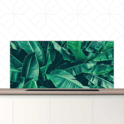 Spatscherm - Tropische bladeren