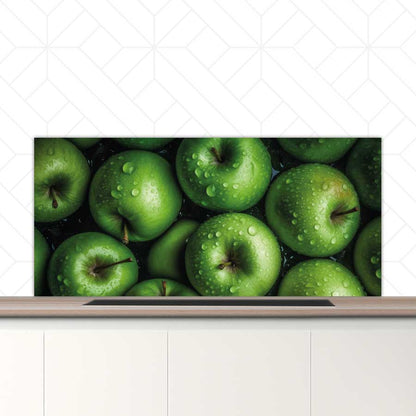 Spatscherm - Groene appels