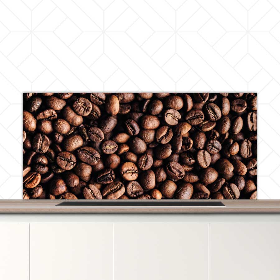 Spatscherm - Koffiebonen