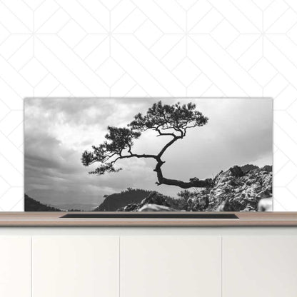 Spatscherm - Overhangende boom