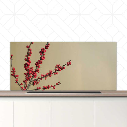 Spatscherm - Rode bessen