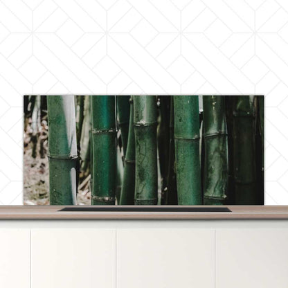 Spatscherm - Groene Bamboe