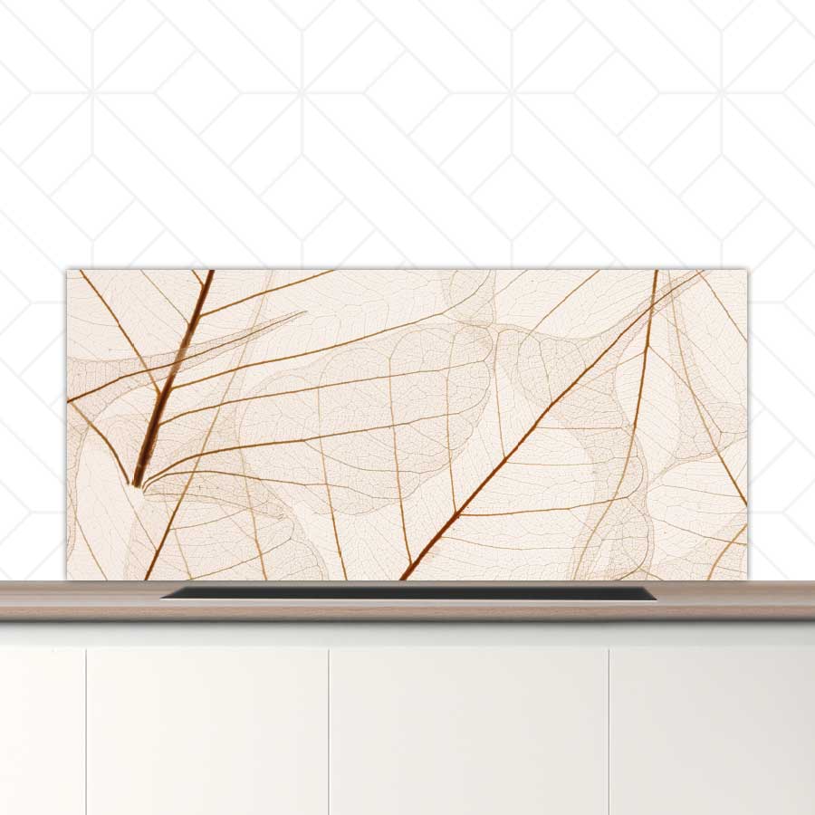 Spatscherm - Close-up van bladeren