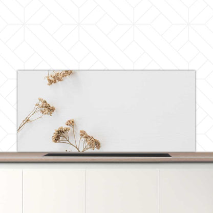 Spatscherm - Droogbloemen