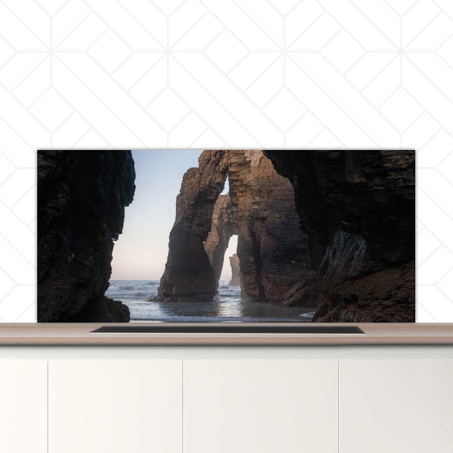 Spatscherm - Natuurlijke bogen