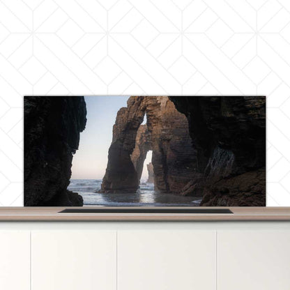 Spatscherm - Natuurlijke bogen