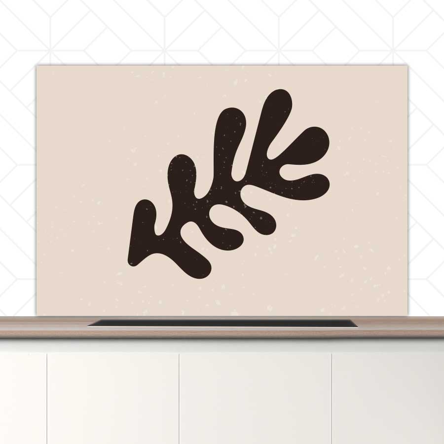 Spatscherm - Artistiek blad