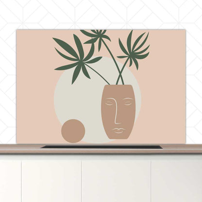 Spatscherm - Plant in vaas