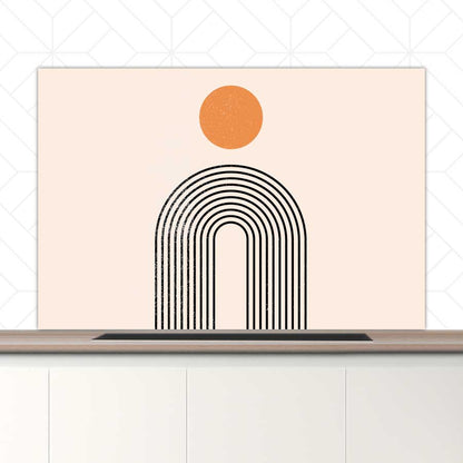 Spatscherm - Boho Regenboog