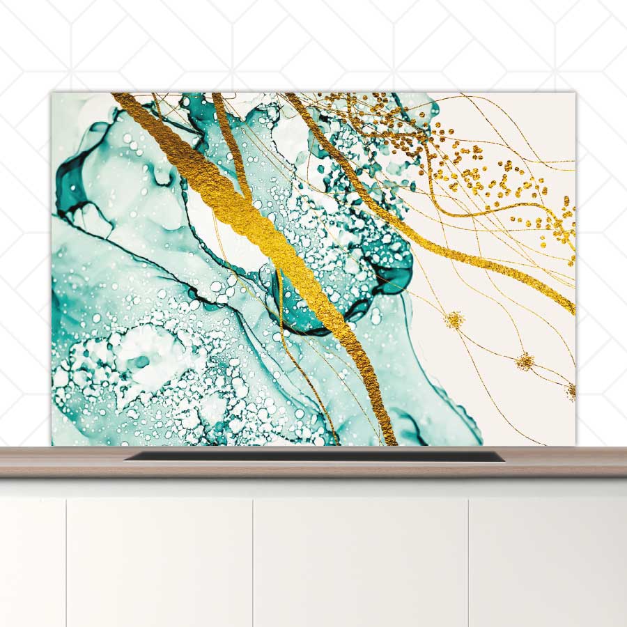 Spatscherm - Abstracte lucht