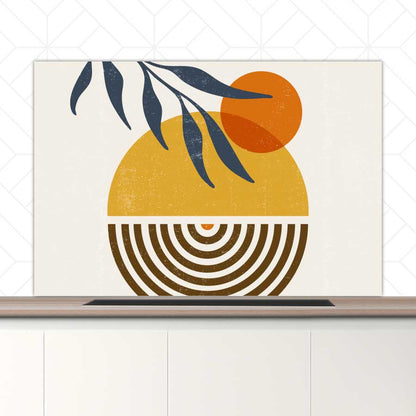 Spatscherm - Boho zonsondergang