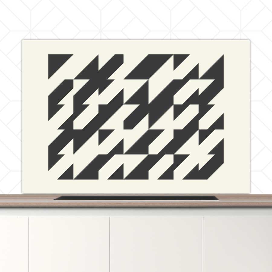 Spatscherm - Bauhaus driehoeken