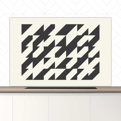 Spatscherm - Bauhaus driehoeken