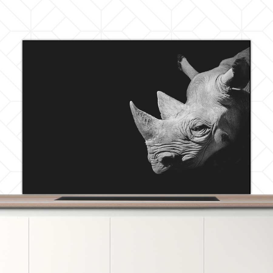 Spatscherm - Neushoorn