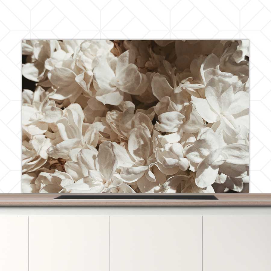 Spatscherm - Witte lila