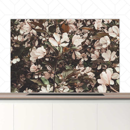 Spatscherm - Lente bloemen