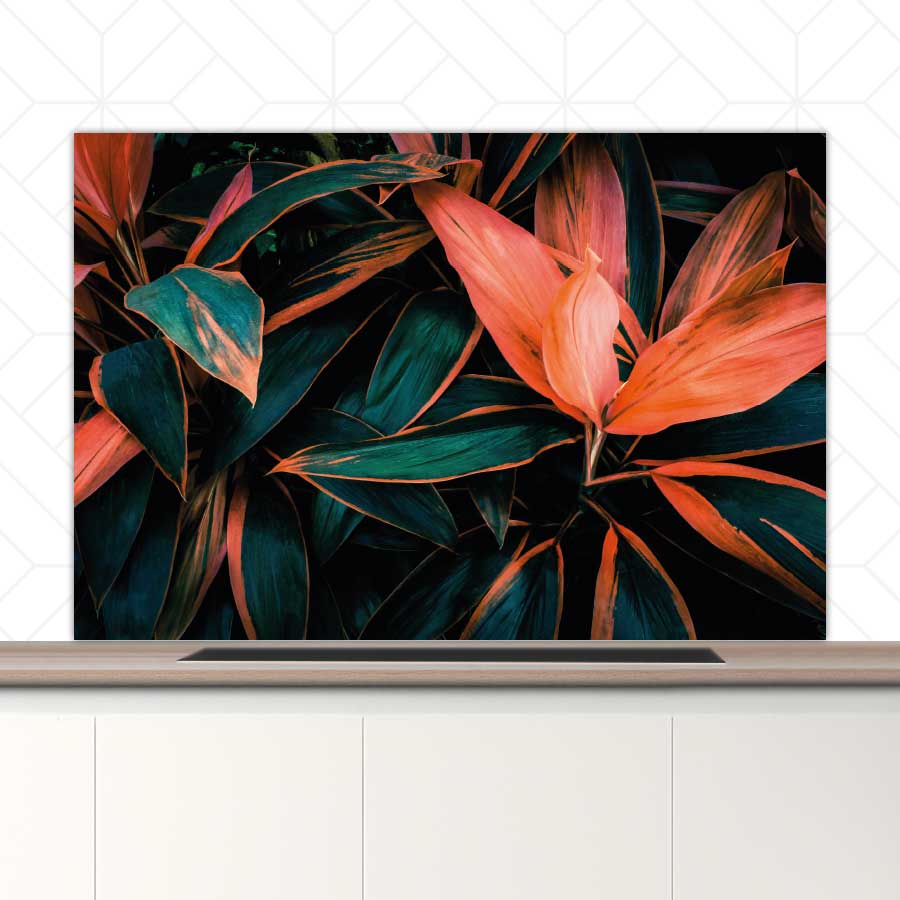 Spatscherm - Tropische bloem