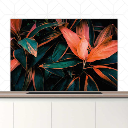 Spatscherm - Tropische bloem