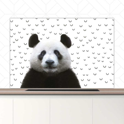 Spatscherm - Funny panda fugler